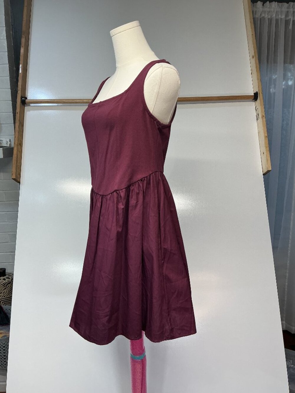 Weekend Academy Dark Cherry Corset Dress XL 14-16 NWT - Picture 8 of 15